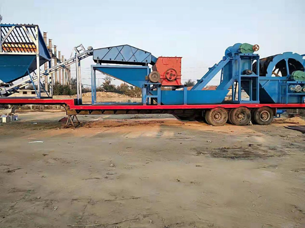 Mobile washing equipment