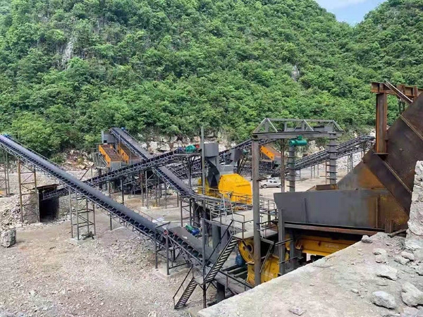 Large crushing sand production line